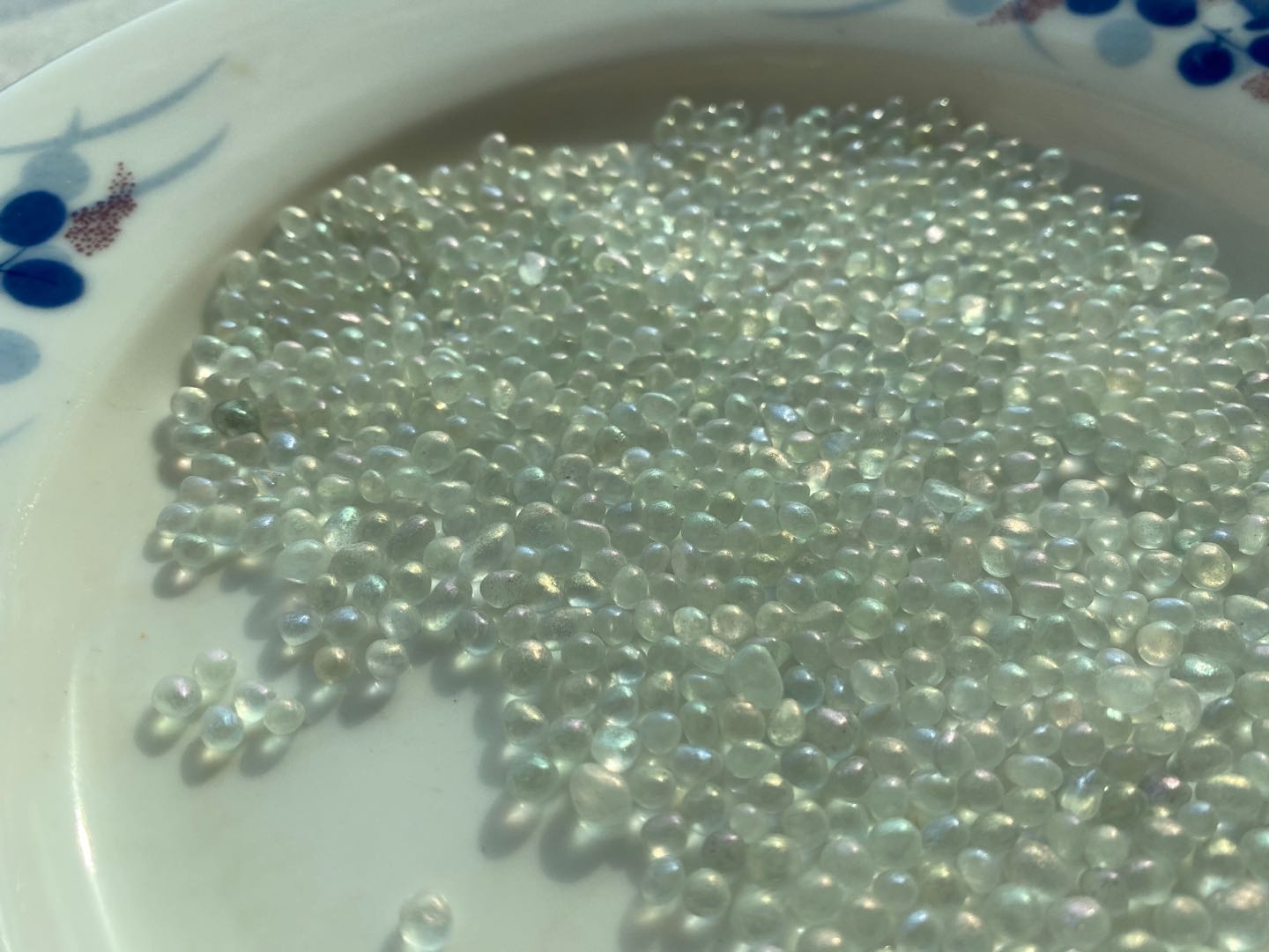 Iridescent Glass Beads