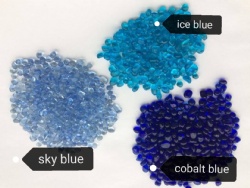 Sky Blue Glass Beads